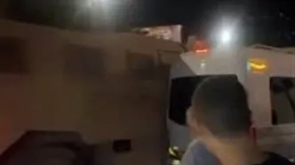 حمله عامدانه خودروی نظامیان اسرائیلی به اتوبوس حجاج فلسطینی
