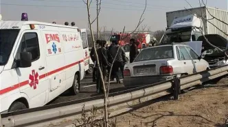 فوت دو نفر در تصادف زنجیره‌ای در خیابان ۱۷ شهریور