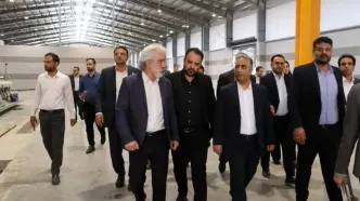 بازدید مدیرعامل بانک صنعت و معدن از “شرکت آفتاب پلاست البرز” در گرمسار