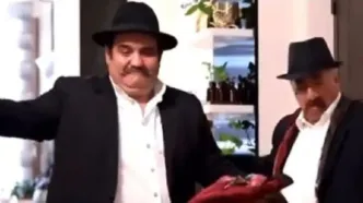 فیلم رقص و آواز باشکوه میرطاهر مظلومی و علیرضا خمسه به سبک داش مشتی!