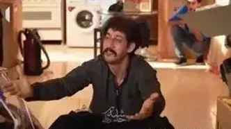 ببینید؛ پشت صحنه گریم جالب بهرام افشاری در سریال پایتخت