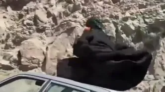 حرکت خطرناک زن بدلکار، خودروی شوهرش را به پارکینگ فرستاد !