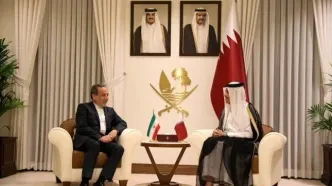 دیدار عراقچی با نخست‌وزیر قطر