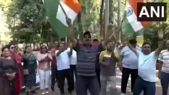 جشن هندی‌ها به خاطر آغاز جنگ با پاکستان!