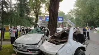 تصادف دلخراش در رشت| سرعت غیرمجاز جان سه نفر را گرفت
