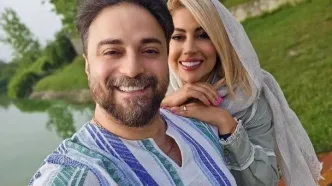 استایل شاد و رنگارنگ همسر بابک جهانبخش