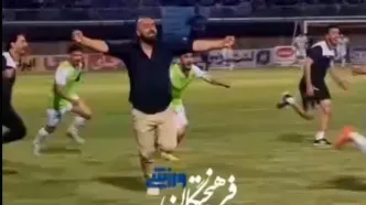 شادی زایدالوصف مازیار زارع، بعد صعود ملوان به فینال