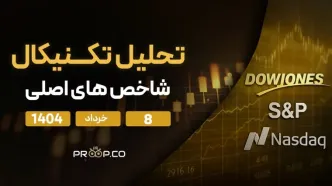 تحلیل تکنیکال روزانه شاخص‌های نزدک (NASDAQ)، اس‌اندپی ۵۰۰ (SP500) و داوجونز (Dow Jones) امروز | ۸ خرداد ۱۴۰۴