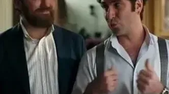دوباره ببین؛ خواستگاری به سبک بیژن بنفشه‌خواه، هوتن شکیبا و بهرام رادان در فیلم صبحانه با زرافه‌ها