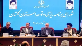 تصاویر: قالیباف در نشست شورای برنامه‌ریزی و توسعه استان گلستان