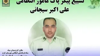 آسمانی شدن یکی از کارکنان گشت انتظامی کرج در حادثه اتوبان کرج–قزوین / مراسم تشییع فردا برگزار می‌شود