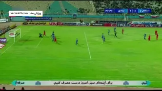 ببینید خلاصه بازی استقلال خوزستان 1 - تراکتور 3