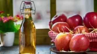 ۷ فایده نوشیدن سرکه سیب قبل از خواب