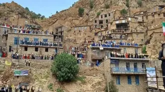 هزار دف هزار نوا/رقص انگشتان بر روی دف در روستای پالنگان کردستان
