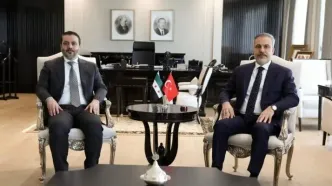 دیدار فیدان با وزرای خارجه سوریه و اردن