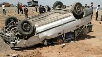 انحراف پراید حادثه‌ساز شد؛ 12 مصدوم در 2 تصادف جداگانه در محورهای آبادان