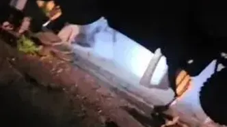 واژگونی هولناک جرثقیل ۶۰ تنی در تهران+ عکس