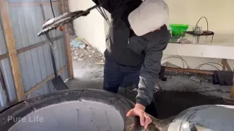 ببینید؛ غذای خیابانی در ازبکستان؛ پخت سمرقند پلو، نان محلی و خوراک گوشت در تاشکند