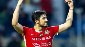رقص عربی سردار آزمون با «عصا»!