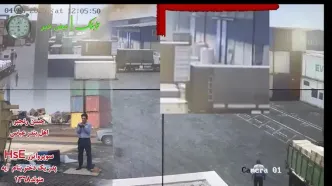 کار بزرگ یک مرد در لحظه انفجار بندر شهید رجایی +فیلم