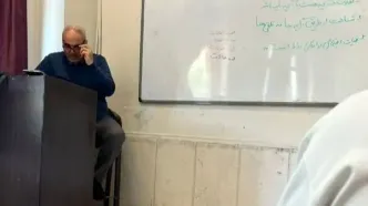 ابوطالب کلاس درس جواد خیابانی را سوژه کرد