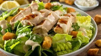 طرز تهیه سالاد سزار به سبک رستورانی