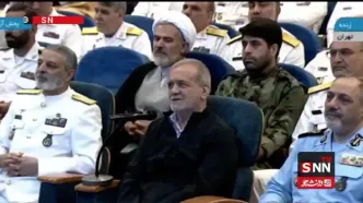 ببینید؛ پیام پزشکیان به پرسنل نیروی دریایی ارتش مستقر در ناوشکن دنا در شمال اقیانوس هند/