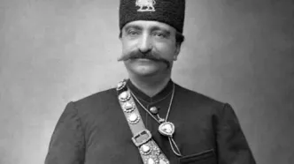 نقاشی جالب ناصرالدین شاه از یکی از زنان حرم‌سرا
