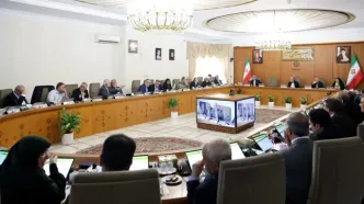 تصاویر؛ این وزیر پزشکیان با لباس نظامی به جلسه هیئت دولت رفت