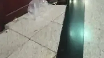 وضعیت عجیب بهداشت مترو میدان ولیعصر