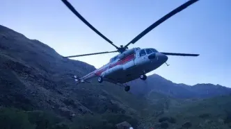 کوهنورد سقوط کرده در ارتفاعات دارآباد نجات یافت