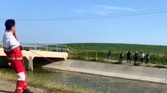 مرگ دلخراش جوان ۲۸ ساله در کانال آب پایاب سد خداآفرین در پارس آباد
