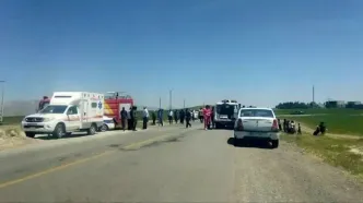 2 فوتی در حادثه رانندگی در جاده نورآباد - کرمانشاه