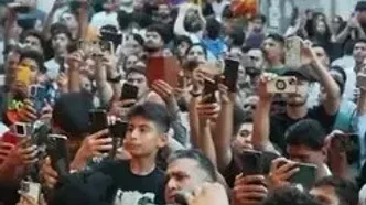 ببینید؛ استقبال پرشور مردم کرج از هادی چوپان