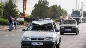 مسافری وحشتناک در صندلی عقب یک پراید دیده شد!+ عکس