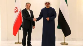 دیدار وزیران خارجه ایران و امارات در ابوظبی