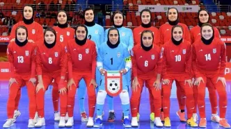 پایکوبی تیم ملی زنان بعد از صعود به نیمه‌نهایی جام ملتها
