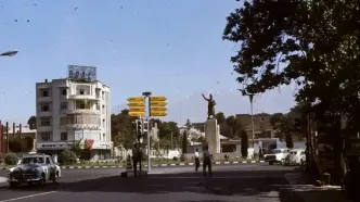 تصویر؛ میدان فردوسی ۷۴ سال پیش