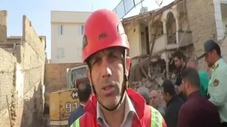 آخرین آمار فوتی و مصدوم ها ی ریزش ساختمان در قیامدشت از زبان جلال ملکی / آوار برداری ادامه دارد