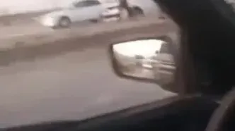 آبروریزی بزرگ ایران‌خودرو؛ تصادف وحشتناک دو خودروی پژو 207 و نصف شدن خودرو بعد از تصادف با تیر چراغ‌برق!