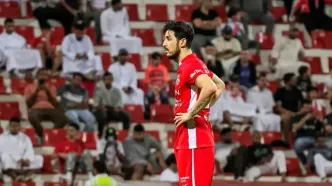 تصویر؛ تبریک سردار آزمون به زنوزی و هواداران تراکتور
