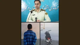 دستبند پلیس دزفول بر دستان سارق تلفن همراه