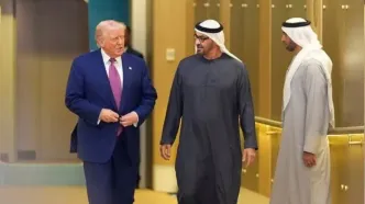ترامپ به مسجد شیخ زائد در امارات رفت