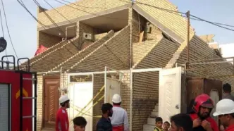 وقوع انفجار شدید گاز در یک منزل مسکونی در اهواز