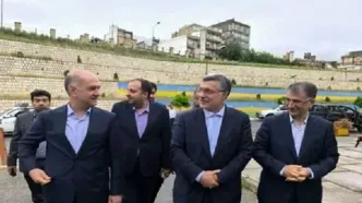 بازدید وزیر بهداشت از پروژه احداث بیمارستان روانسر