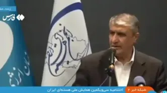 رئیس سازمان انرژی اتمی: ایران فعالیت پنهانی هسته‌ای ندارد