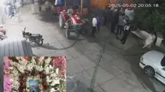 فیلم لحظه سقوط مرگبار کودک در حوضچه گل محمدی / کودک به شکل دردناکی جان باخت