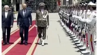عارف از نخست‌وزیر ازبکستان در سعدآباد استقبال کرد