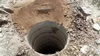 محبوس شدن ۶ نفر در یک چاه آب در کوهدشت