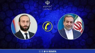 گفتگوی تلفنی وزیر امور خارجه جمهوری ارمنستان با عراقچی